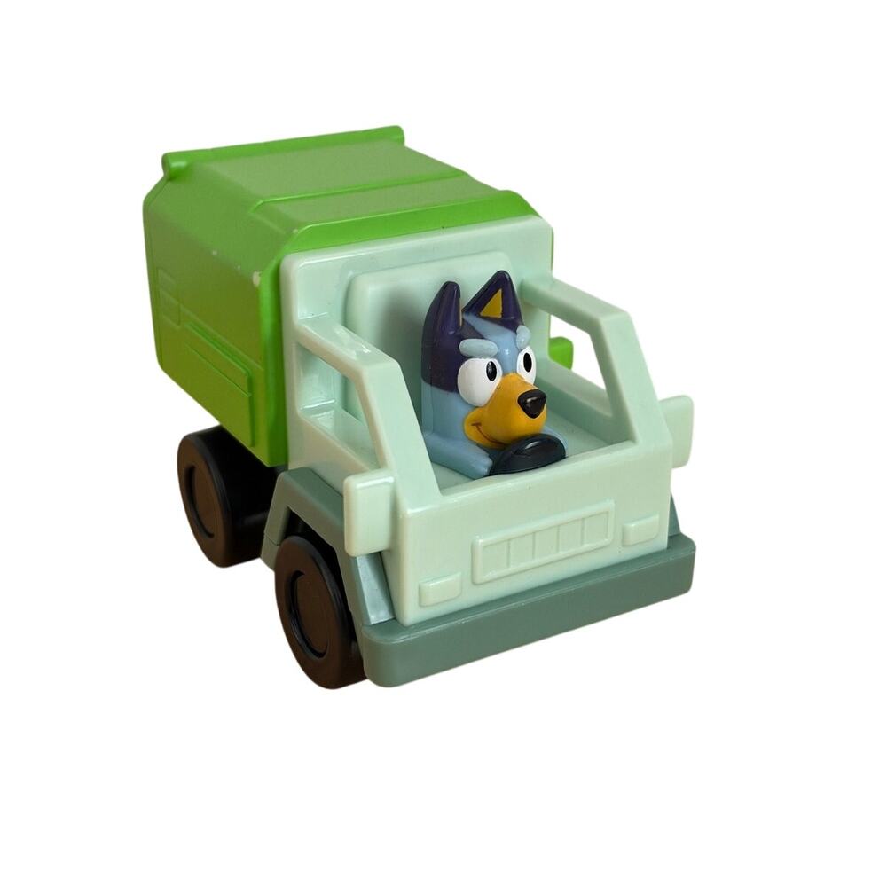 BLUEY Mini Racers Garbage Truck Green Vehicle